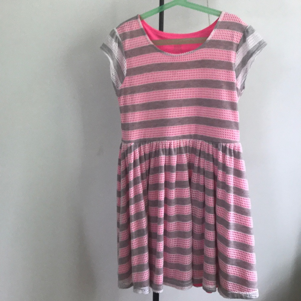 14 Girls Striped Dress